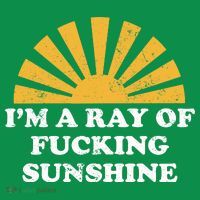Funny Retro I Am A Ray Of Fucking Sunshine Gift T-Shirt thumb 7