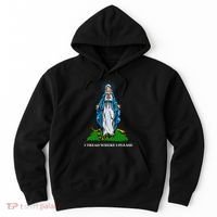 Funny Religious I Tread Where I Please Mary Versus Tread On Me Snake Hoodie thumb 0