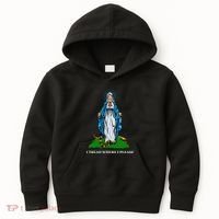 Funny Religious I Tread Where I Please Mary Versus Tread On Me Snake Kids Hoodie thumb 0