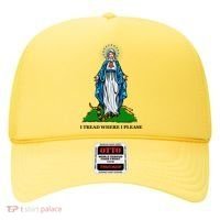 Funny Religious I Tread Where I Please Mary Versus Tread On Me Snake Hat thumb 0