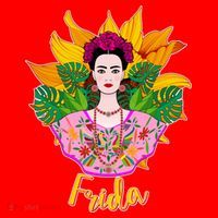 Frida Kahlo Santa Hat thumb 1