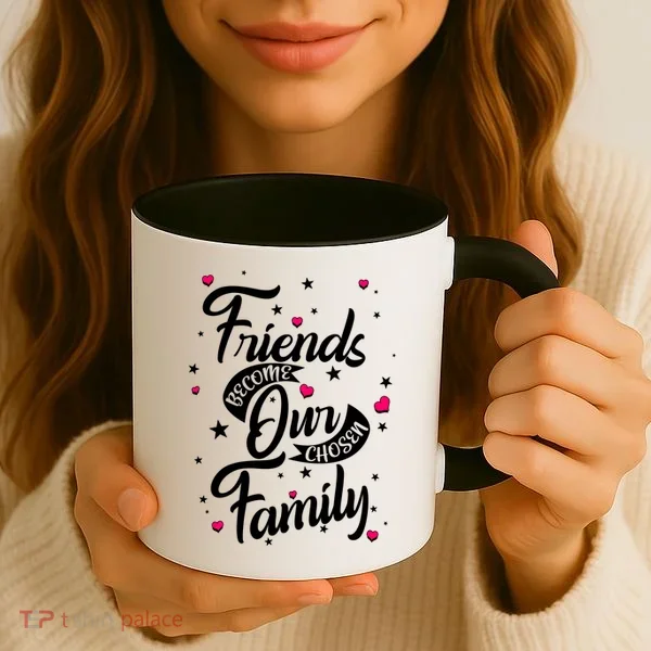 Friends Become Our Chosen Family Coffee Mug