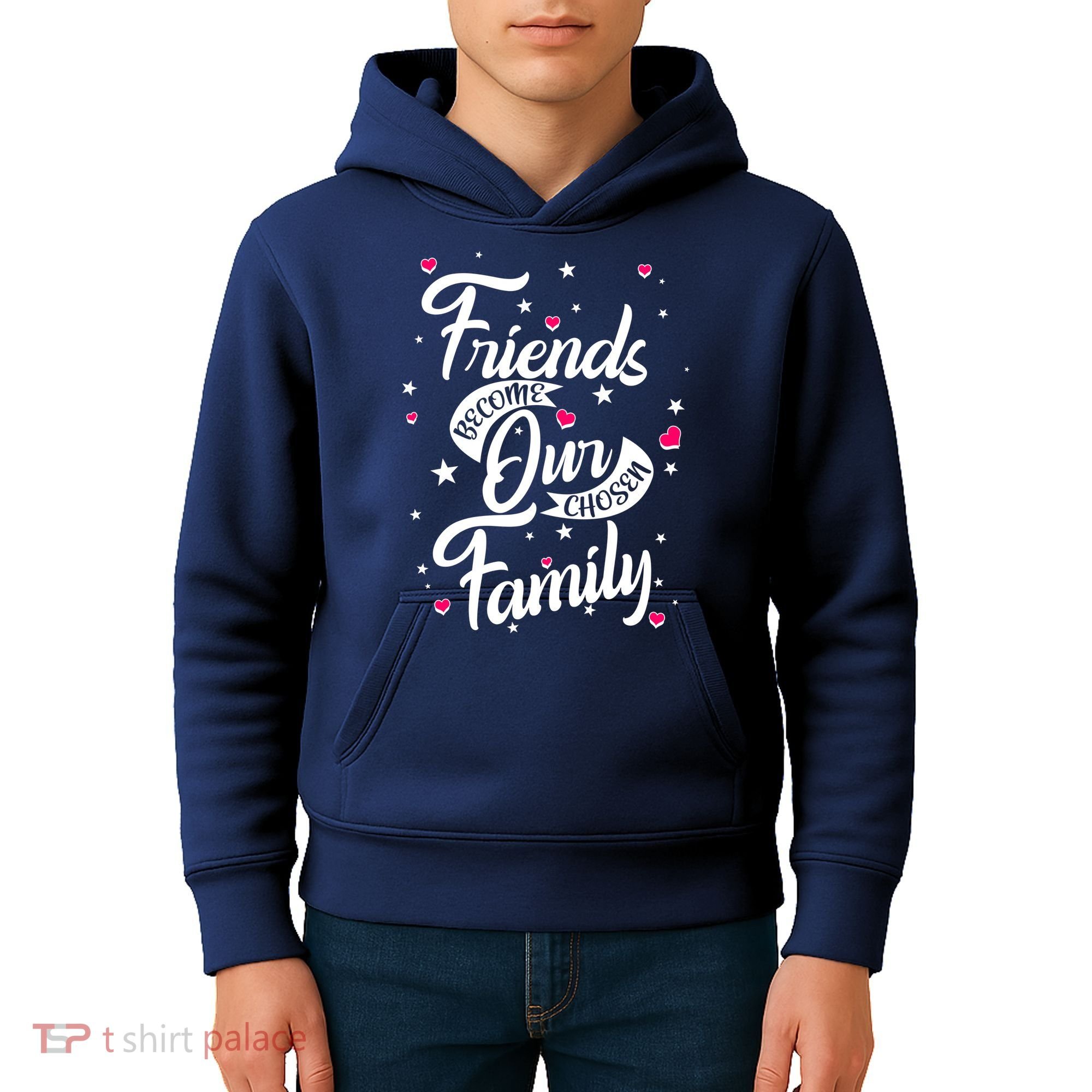 Friends Become Our Chosen Family Kids Hoodie