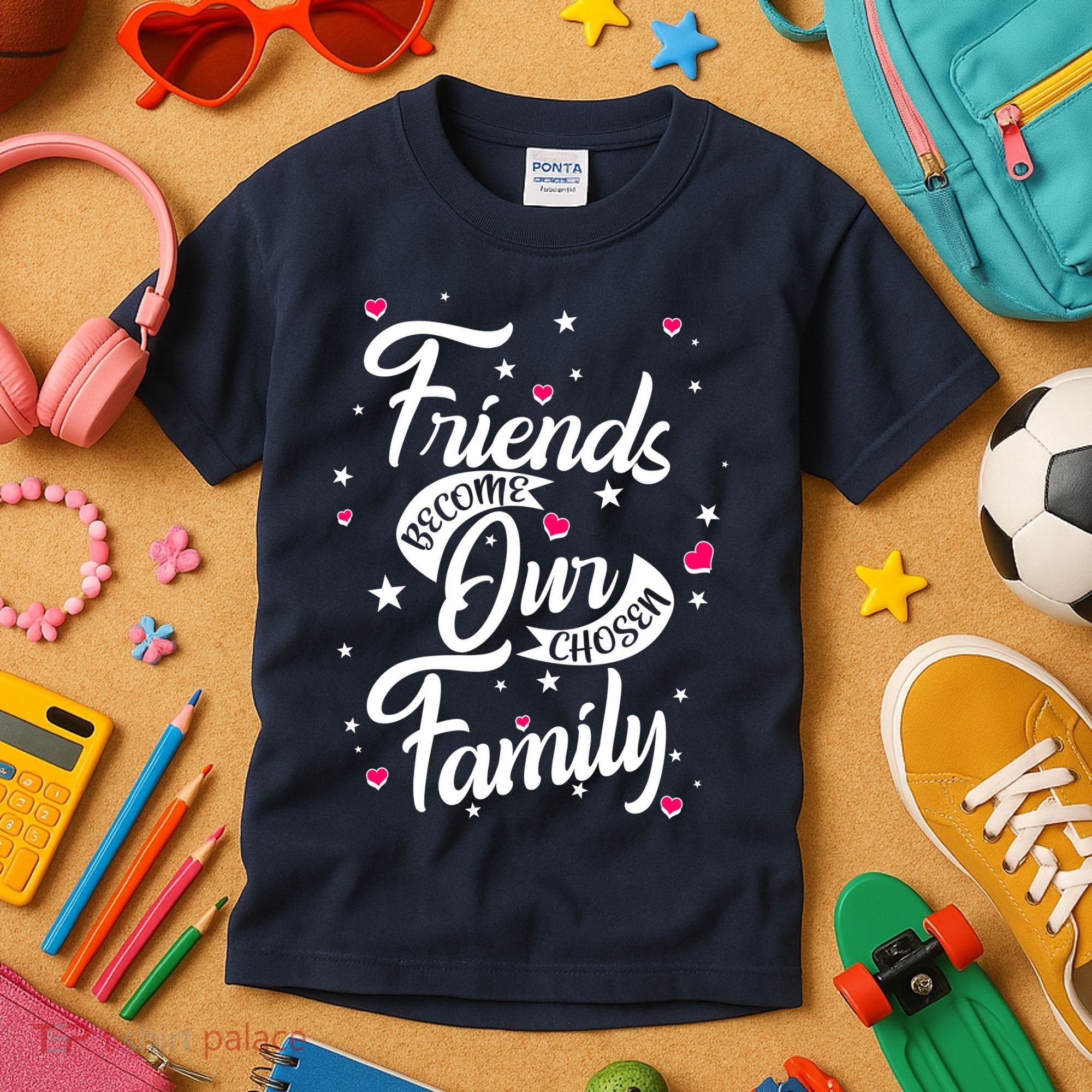Friends Become Our Chosen Family Kids T-Shirt