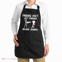 Friends Don't Let Friends Become Zombies Apron thumb 2
