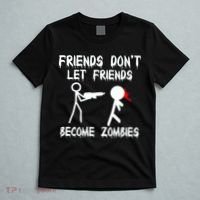 Friends Don't Let Friends Become Zombies T-Shirt thumb 5