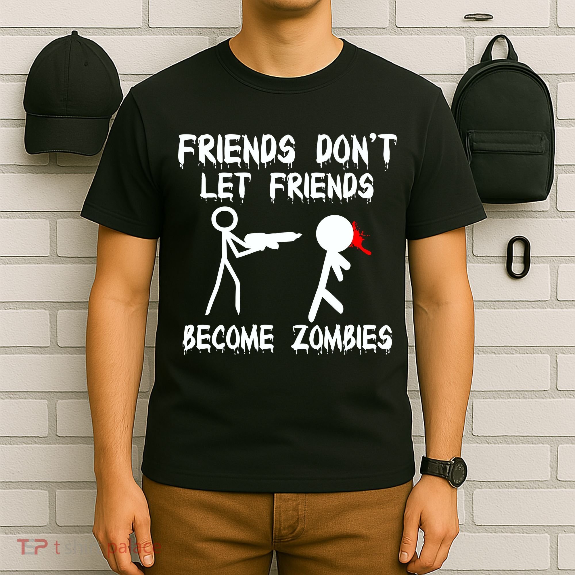 Friends Don't Let Friends Become Zombies T-Shirt