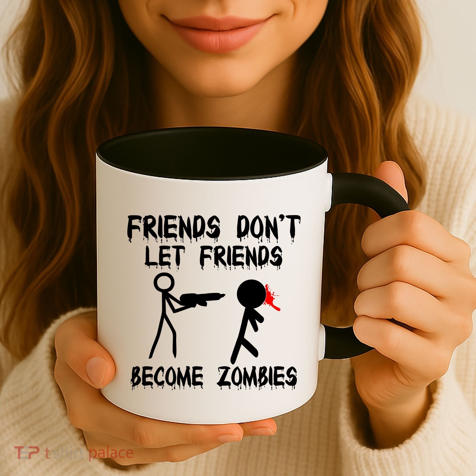 Friends Don't Let Friends Become Zombies Coffee Mug