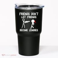 Friends Don't Let Friends Become Zombies Tumbler thumb 0
