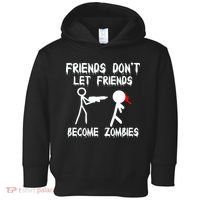 Friends Don't Let Friends Become Zombies Toddler Hoodie thumb 0