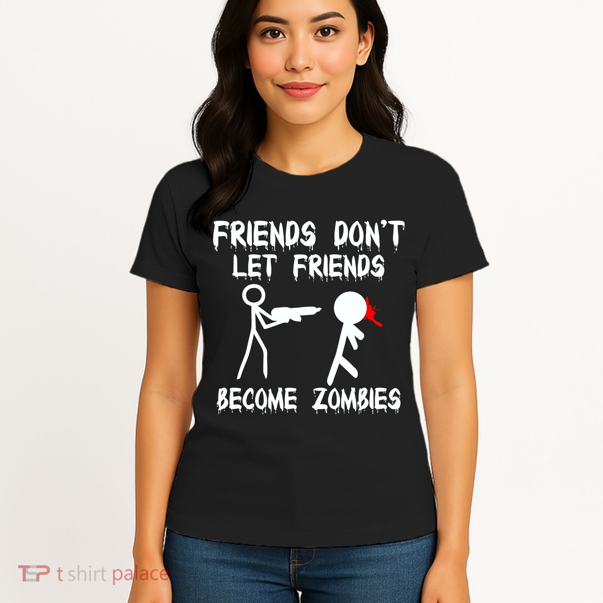 Friends Don't Let Friends Become Zombies Women's T-Shirt