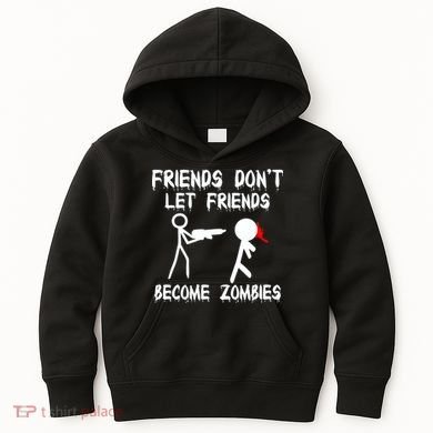 Friends Don't Let Friends Become Zombies Kids Hoodie
