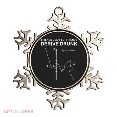 Friends Don't Let Friends Derive Drunk Ornament