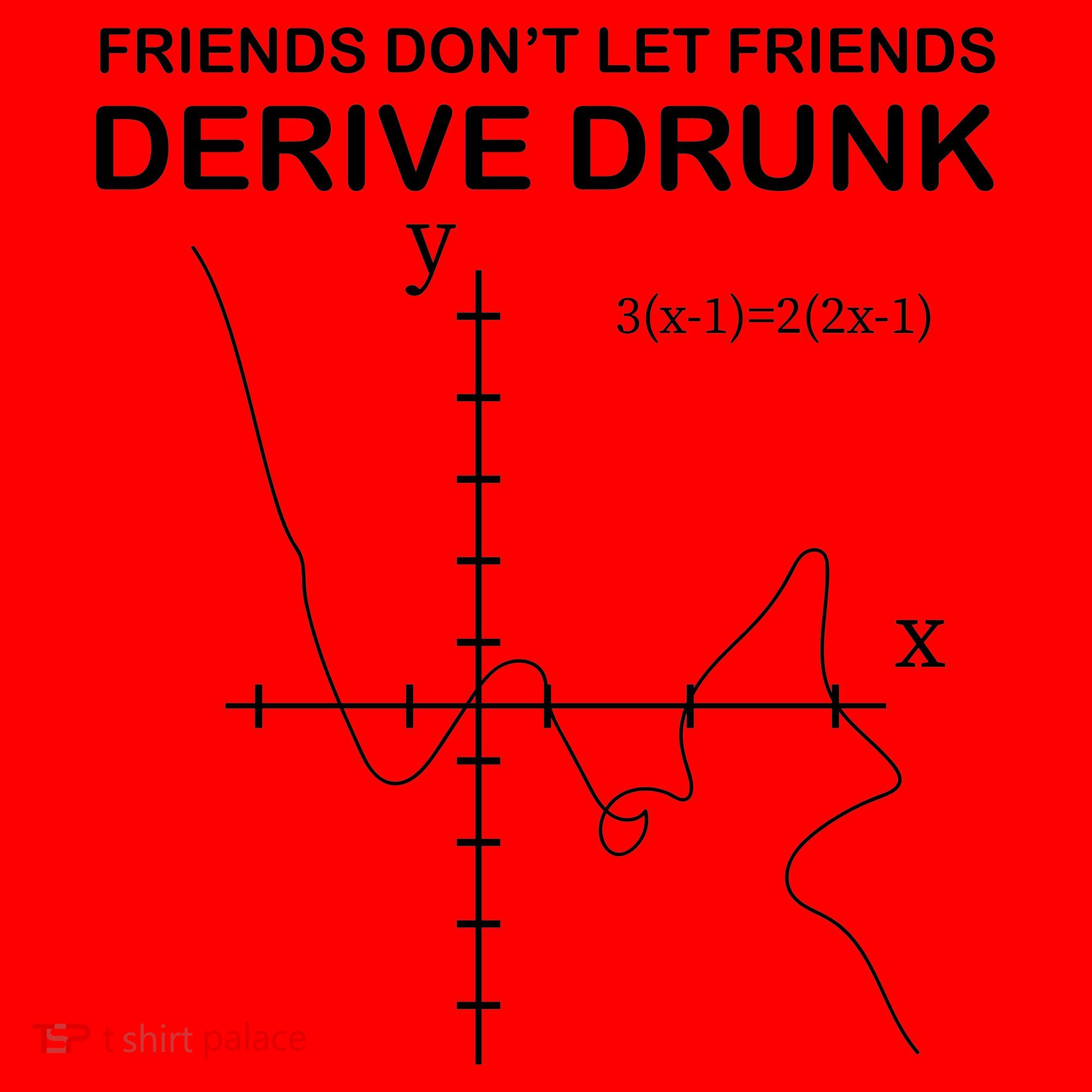Friends Don't Let Friends Derive Drunk Santa Hat
