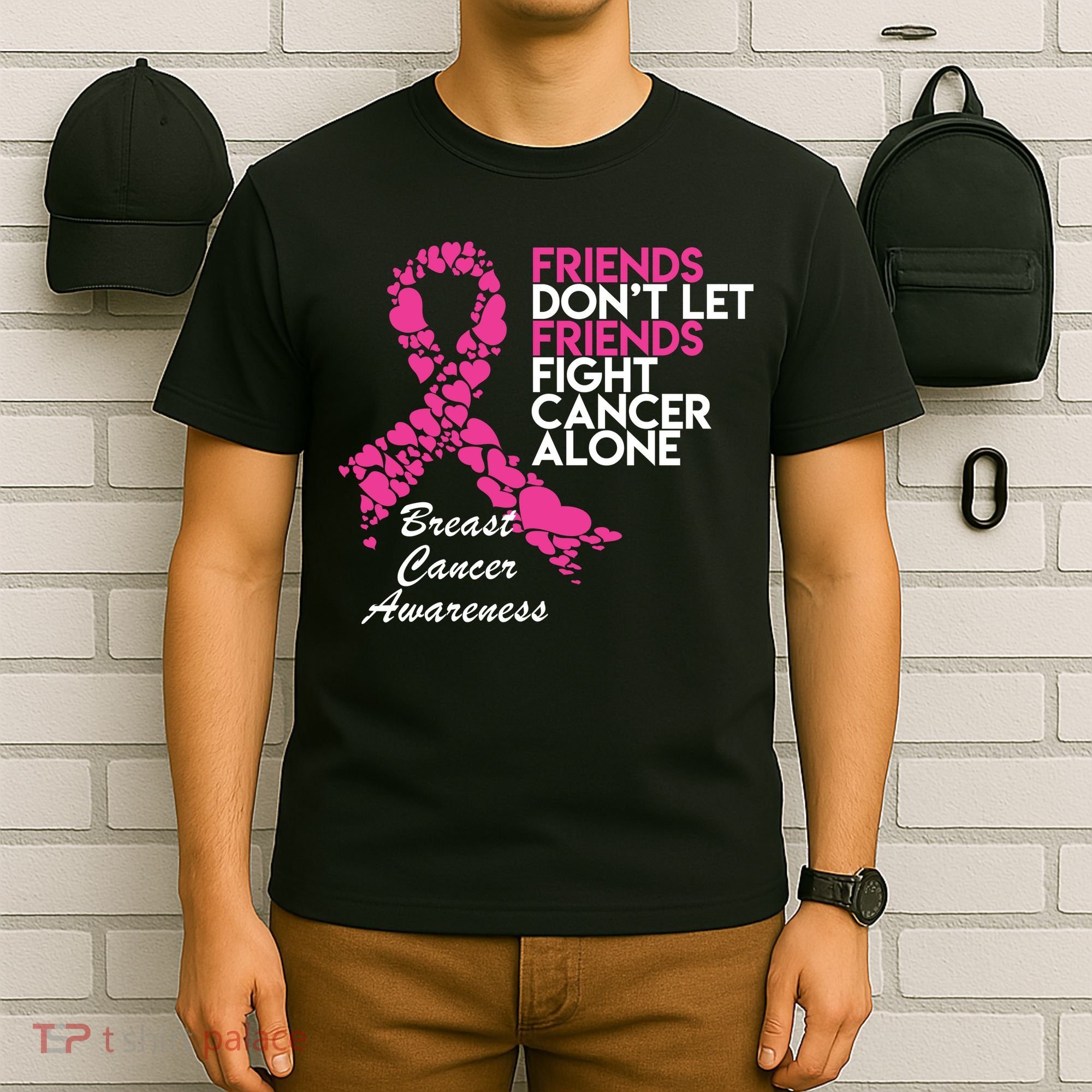 Friends Don't let Friends Fight Breast Cancer Alone T-Shirt