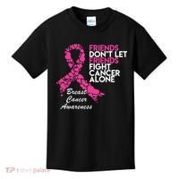 Friends Don't let Friends Fight Breast Cancer Alone Kids T-Shirt thumb 0