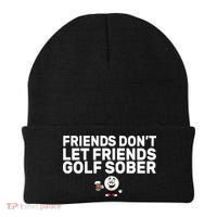 Friends Don't Let Friends Golf Sober Beanie thumb 0