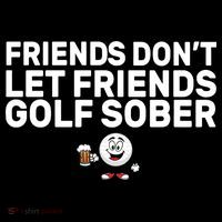 Friends Don't Let Friends Golf Sober Women's Hoodie thumb 2
