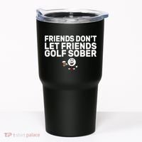 Friends Don't Let Friends Golf Sober Tumbler thumb 0