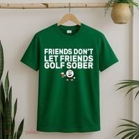 Friends Don't Let Friends Golf Sober T-Shirt thumb 2