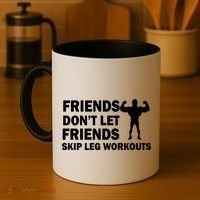 Friends Don't Let Friends Skip Leg Workouts Coffee Mug thumb 4