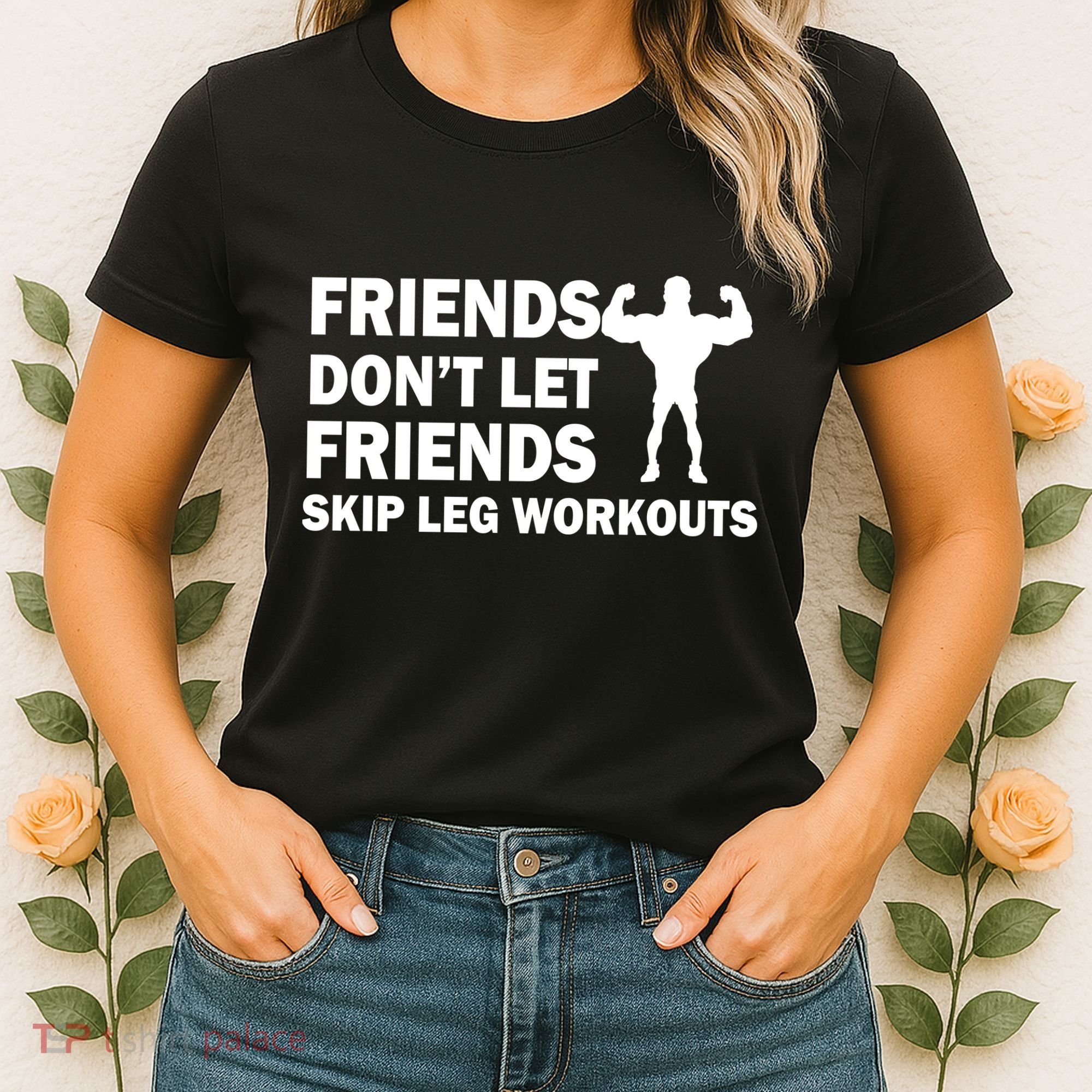 Friends Don't Let Friends Skip Leg Workouts Women's T-Shirt