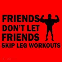 Friends Don't Let Friends Skip Leg Workouts Santa Hat thumb 1