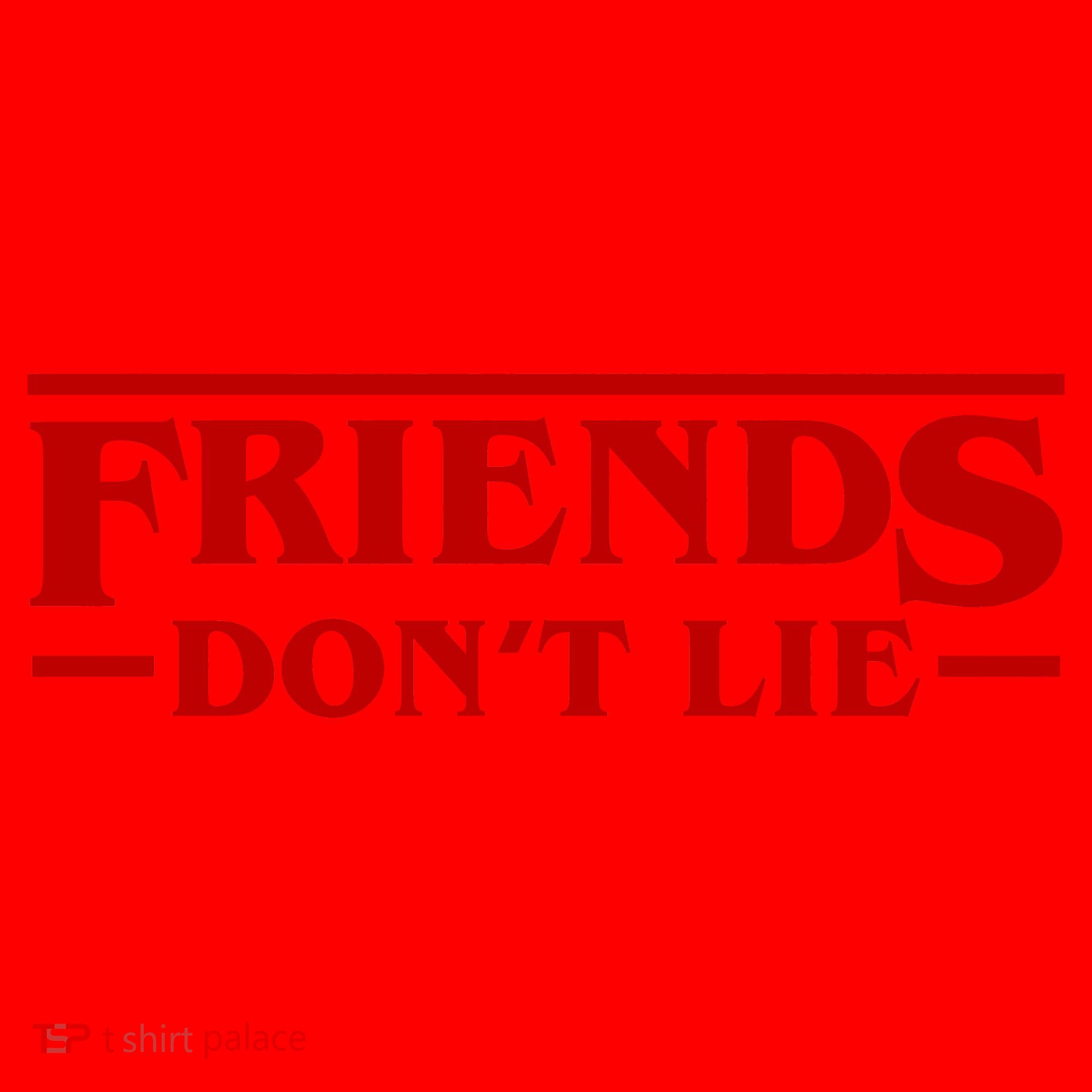 Friends Dont Lie Santa Hat