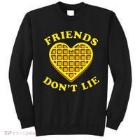 Friends Dont Lie Waffle Heart Sweatshirt thumb 0