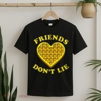 Friends Dont Lie Waffle Heart T-Shirt thumb 2