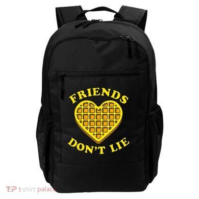 Friends Dont Lie Waffle Heart Backpack