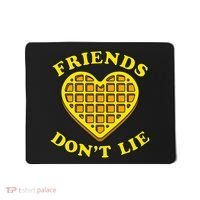 Friends Dont Lie Waffle Heart Mousepad thumb 0