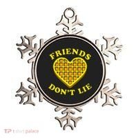 Friends Dont Lie Waffle Heart Ornament thumb 0