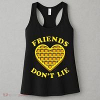 Friends Dont Lie Waffle Heart Women's Tank Top thumb 3