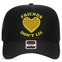 Friends Dont Lie Waffle Heart Hat thumb 0