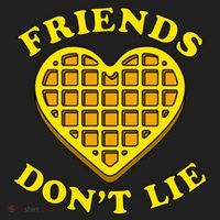 Friends Dont Lie Waffle Heart Hat thumb 2