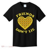 Friends Dont Lie Waffle Heart Kids T-Shirt thumb 0
