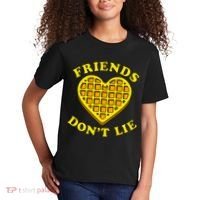 Friends Dont Lie Waffle Heart Kids T-Shirt thumb 2