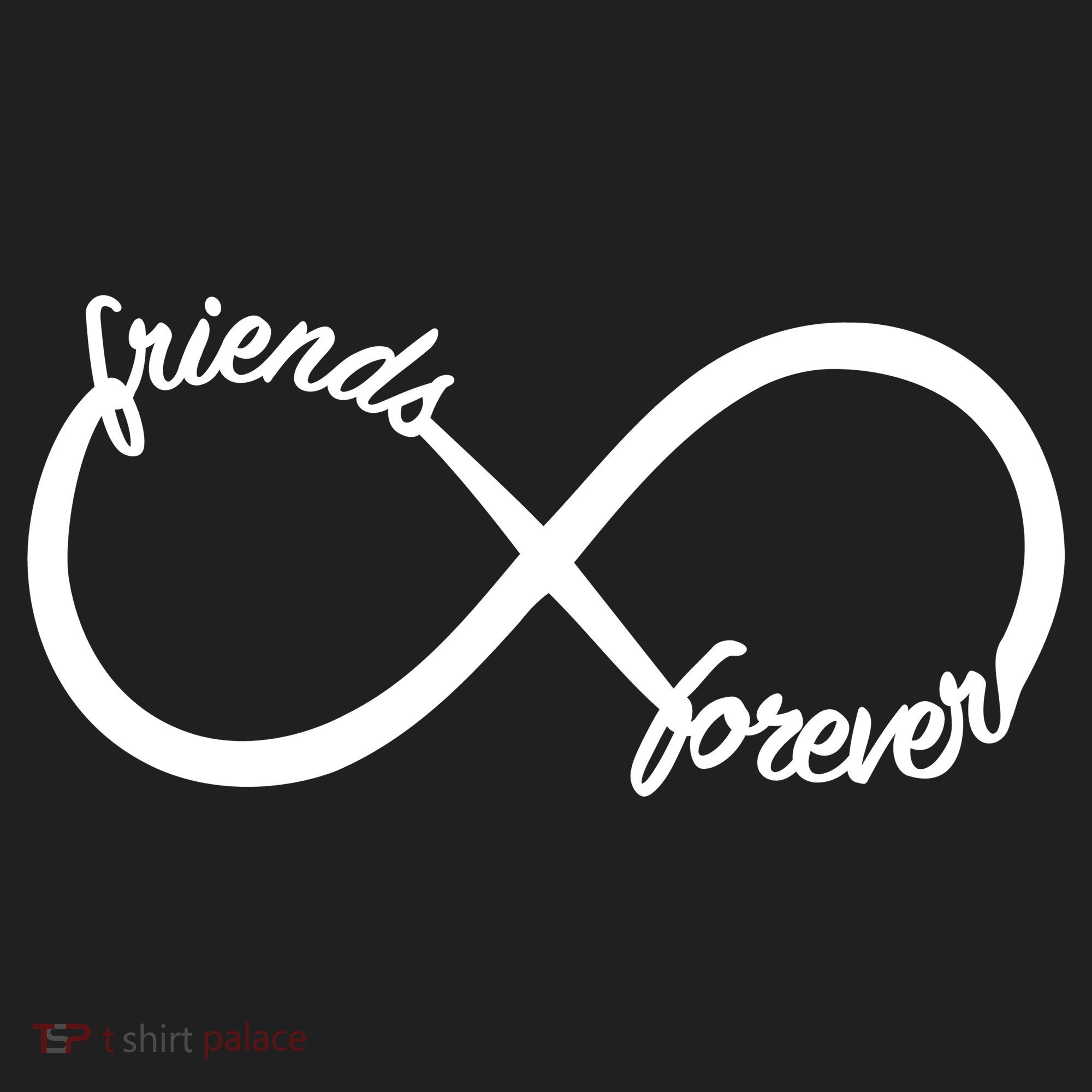 Friends Forever Infinity Symbol Tumbler