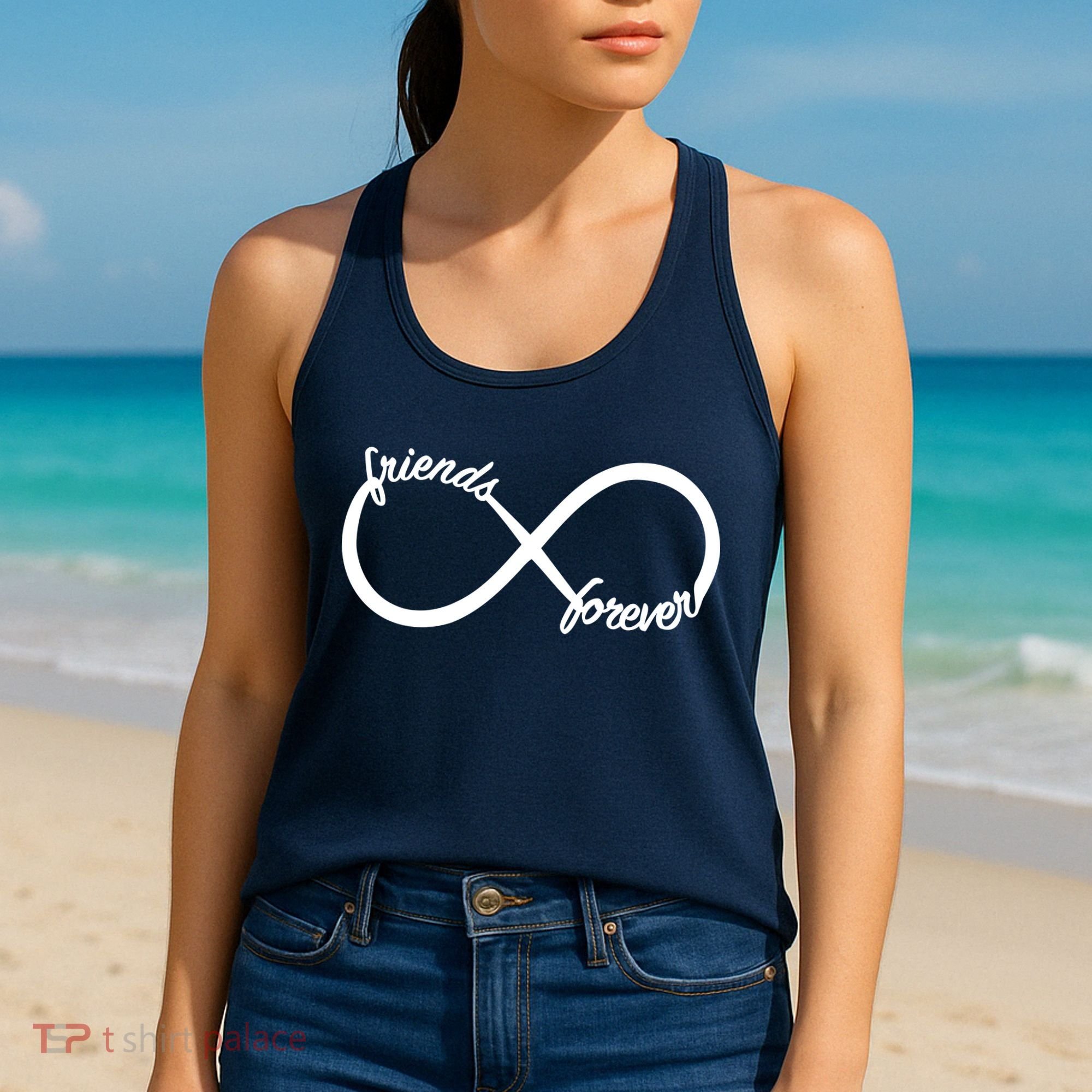 Friends Forever Infinity Symbol Women's Tank Top