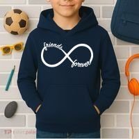 Friends Forever Infinity Symbol Kids Hoodie thumb 2
