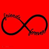 Friends Forever Infinity Symbol Santa Hat thumb 1