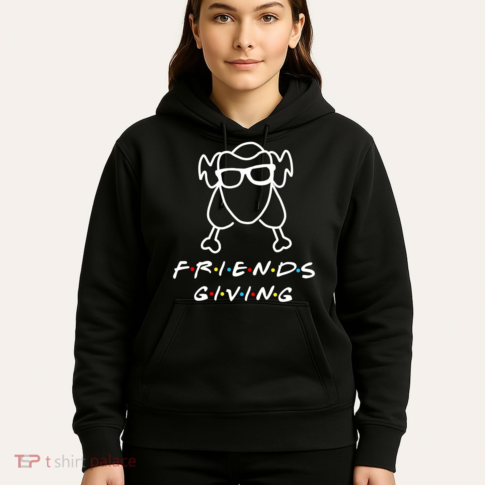 Friends Giving Funny Thanksgiving Hoodie