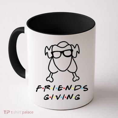 Friends Giving Funny Thanksgiving Coffee Mug