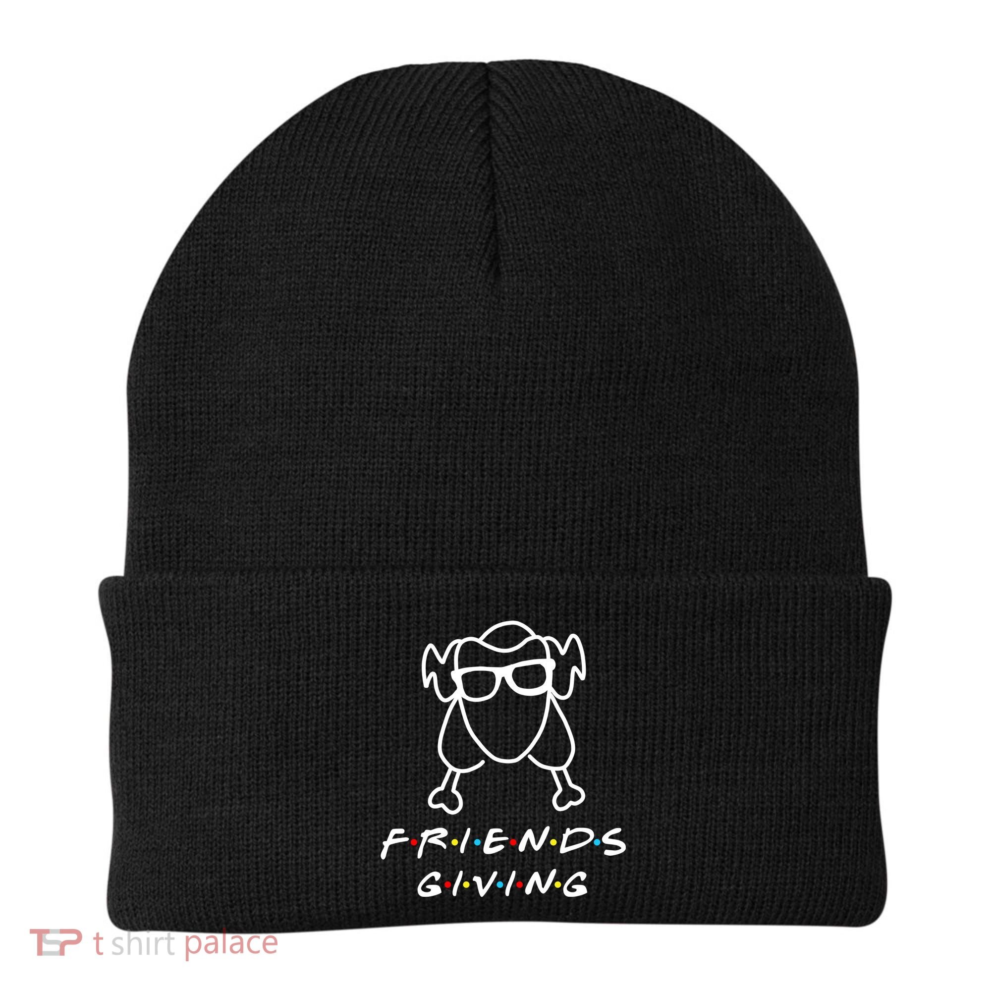 Friends Giving Funny Thanksgiving Beanie