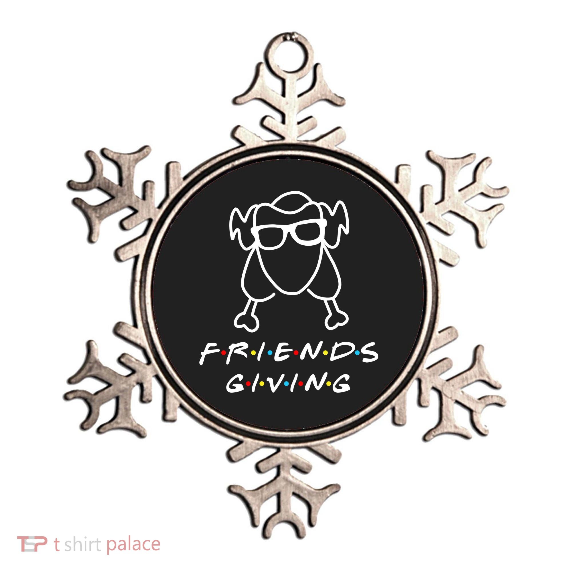 Friends Giving Funny Thanksgiving Ornament