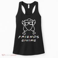 Friends Giving Funny Thanksgiving Women's Tank Top thumb 0