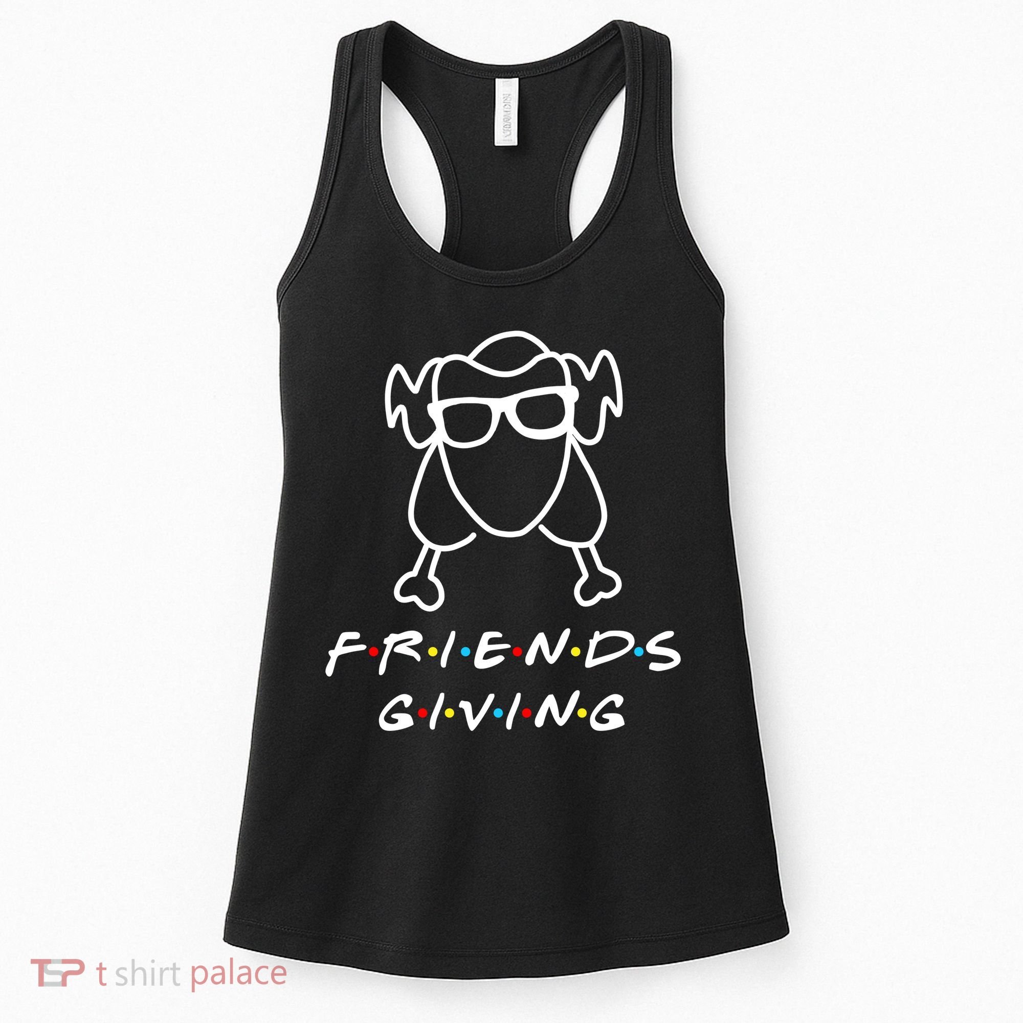 Friends Giving Funny Thanksgiving Women's Tank Top