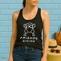 Friends Giving Funny Thanksgiving Women's Tank Top thumb 2