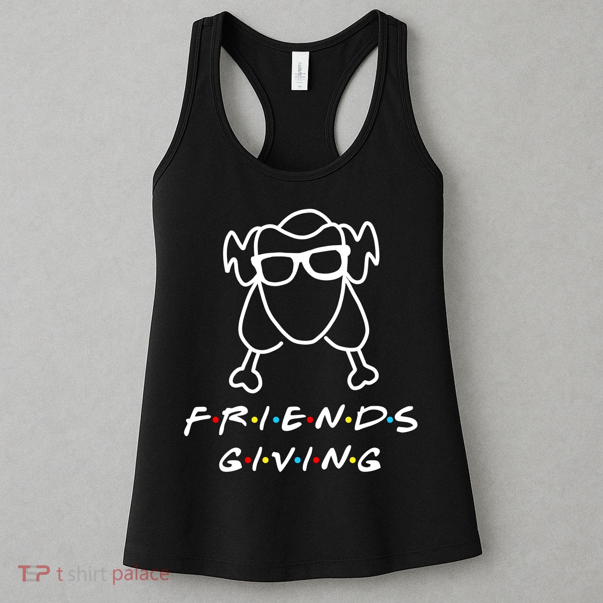 Friends Giving Funny Thanksgiving Women's Tank Top
